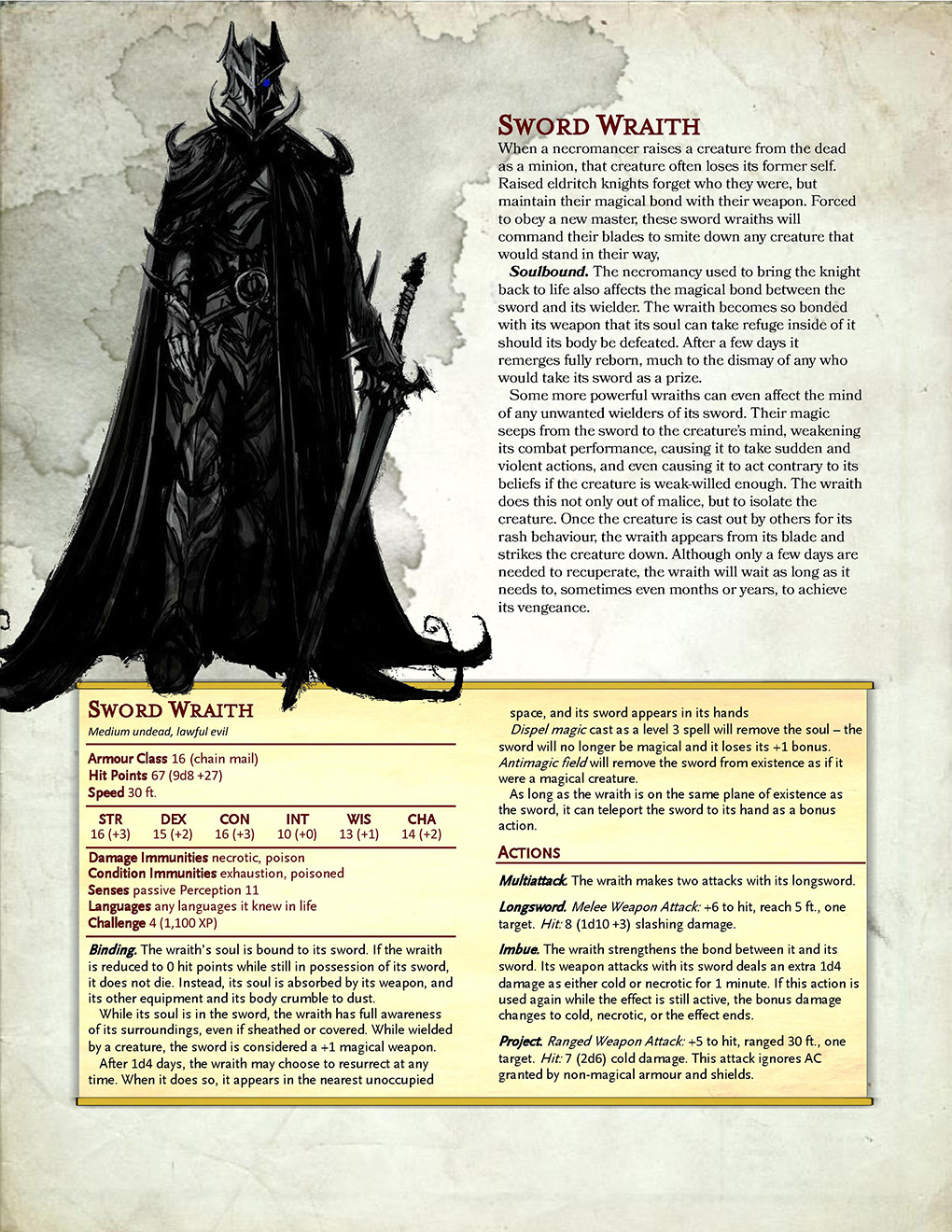 Wraith Sword Latest