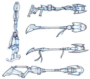 Wastelander weapons concept art