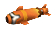 Ground attack rocket render