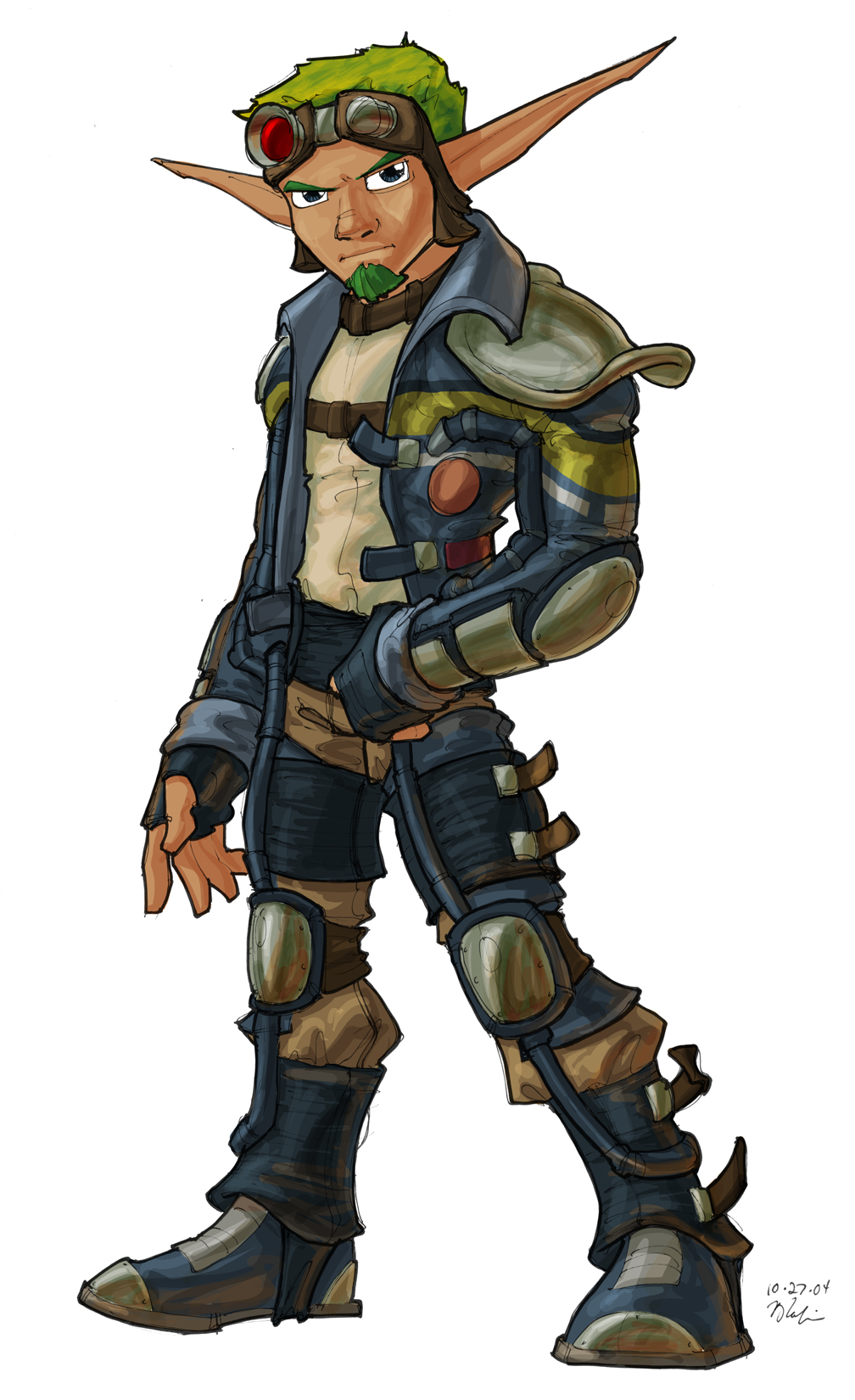 Image - Jak from Jak X concept art.png | Jak and Daxter Wiki | FANDOM