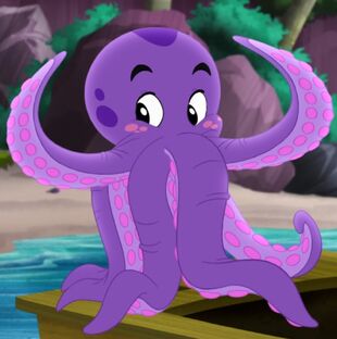 purple octopus from toy story 3