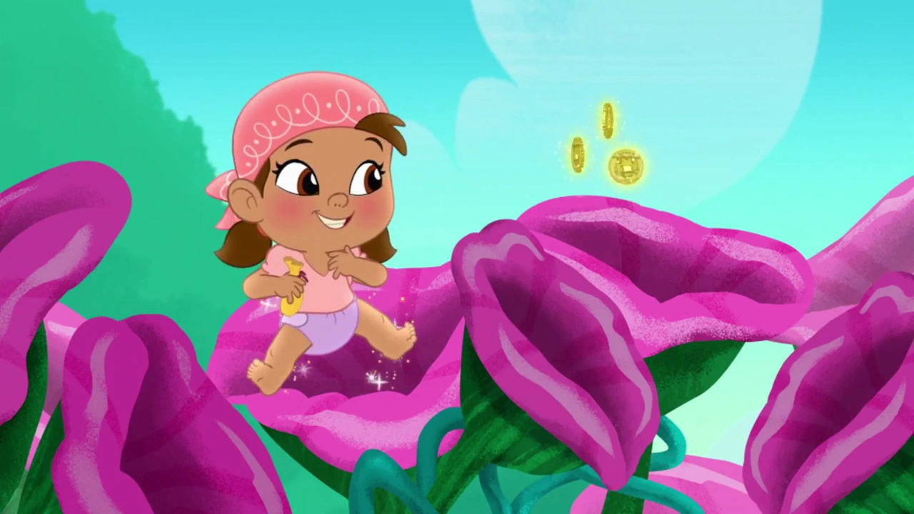 Image - Baby Izzy-Pirate-Sitting Pirates.png | Jake and the Never Land