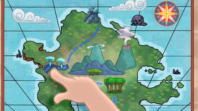 Image - Birdbath Bluff on Cubby's map-Happy Hook Day!.jpg ...