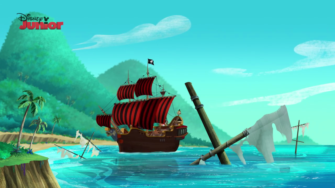 jake and the neverland pirates shipwreck falls