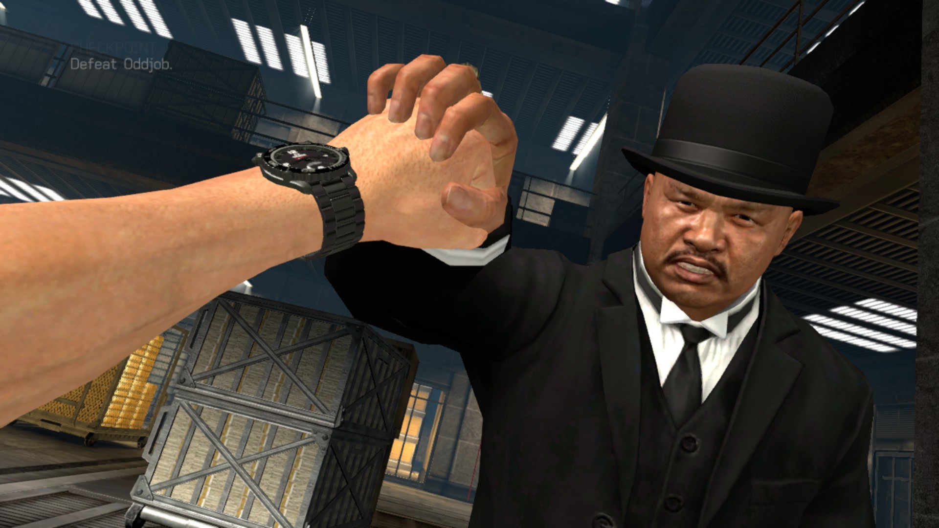 Image 007 Legends defeat Oddjob.jpg James Bond Wiki FANDOM