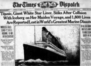 Titanic newspaper