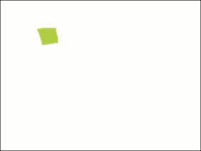 Hiragana て stroke order animation