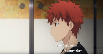 Fate Stay Night Sunny Day 15 Japanese Voice Over Wikia Fandom