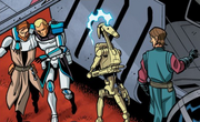 Obi-Wan bringt Rex zu Anakin