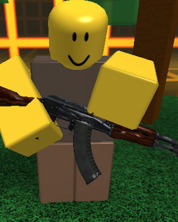 Ak 47 Noob Jeo541 S Noob Invasion Wiki Fandom - noob gun roblox