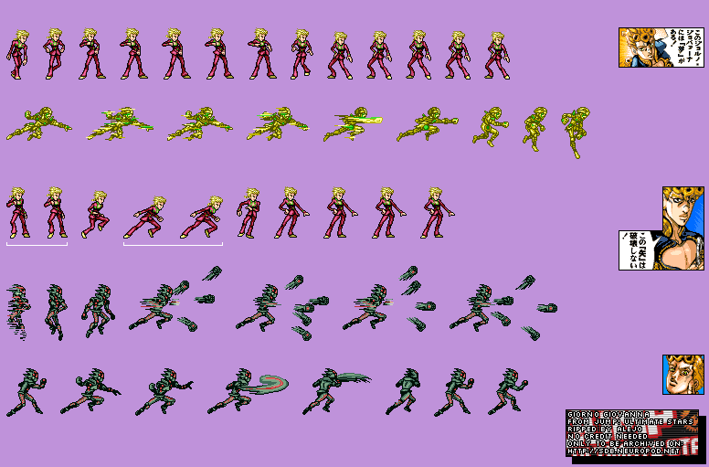 Jojo sprites рисуем мультфильмы 2