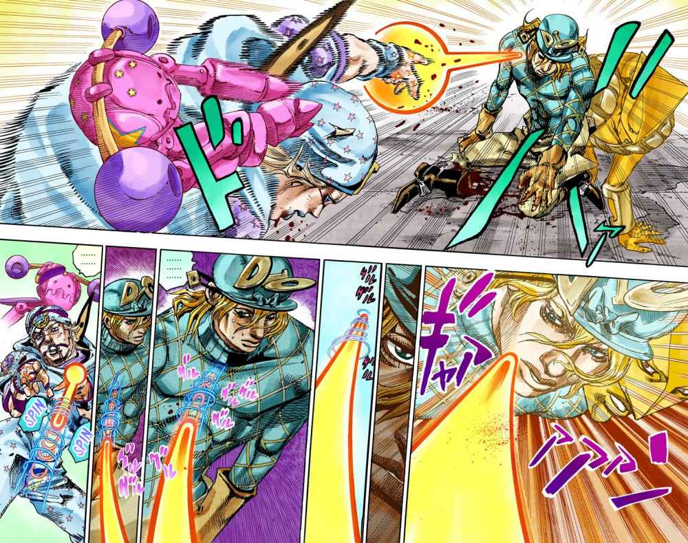 Tusk act 4 VS Star platinum