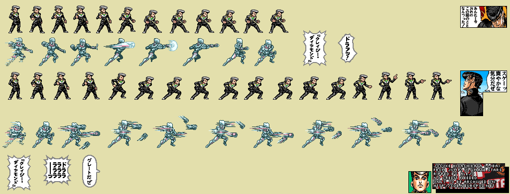 Jojo sprites рисуем мультфильмы 2