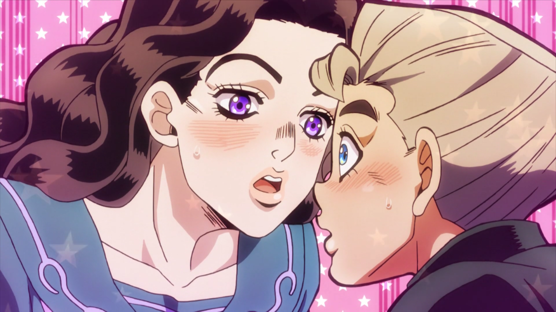 Image - Yukako and Koichi blush.png JoJo's Bizarre Encyclopedia.