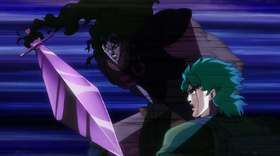 Me watching season 1 ep 9: Haha! Dio sure got J onathan cornered