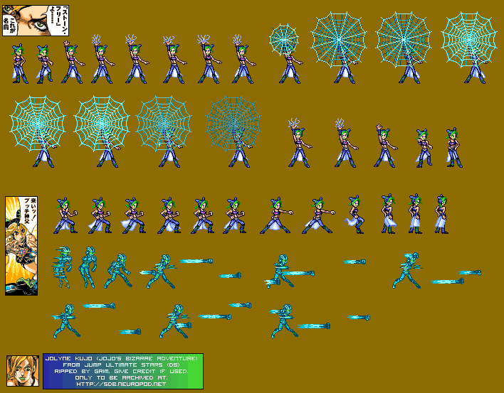 Jojo sprites рисуем мультфильмы 2