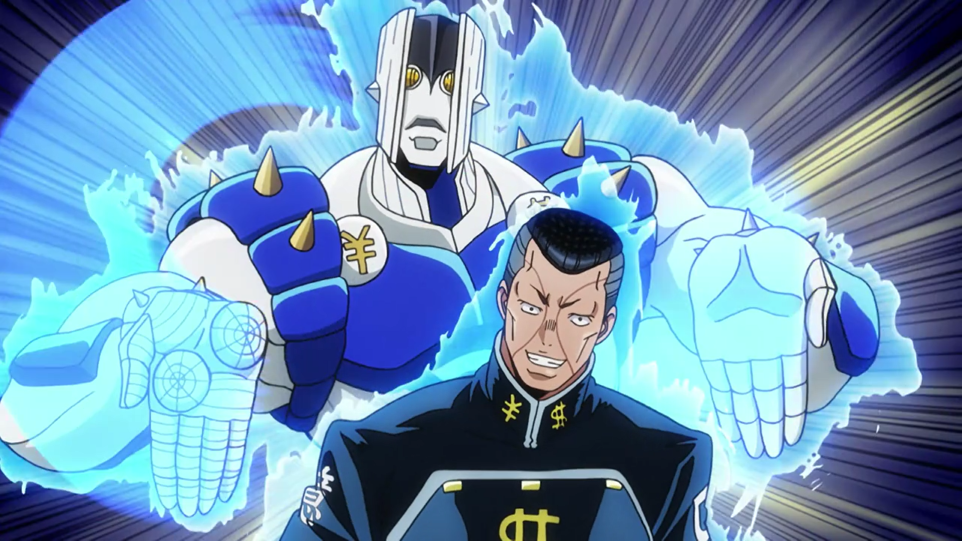 Image - Okuyasu and The Hand.png | JoJo's Bizarre Encyclopedia | FANDOM