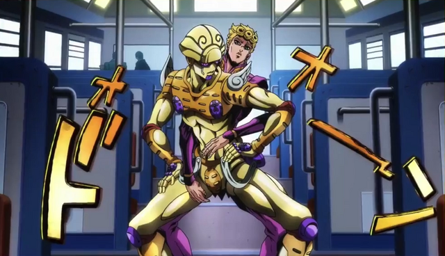 Jojo Poses With Stands