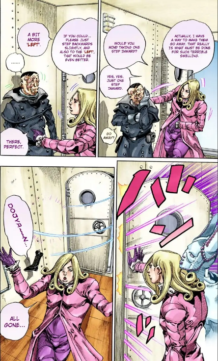 JJBA Tusk act 4 prying open d4c's love train ability :  r/MemeTemplatesOfficial