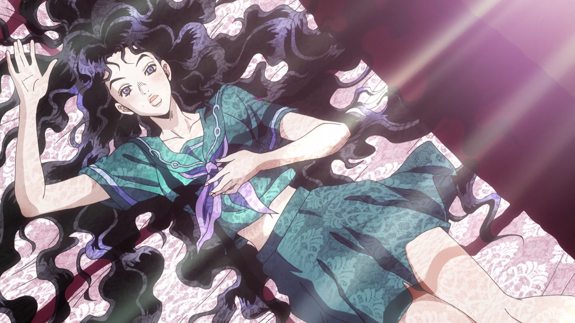 Image Yukako Laying Downpng Jojos Bizarre Encyclopedia Fandom 9852