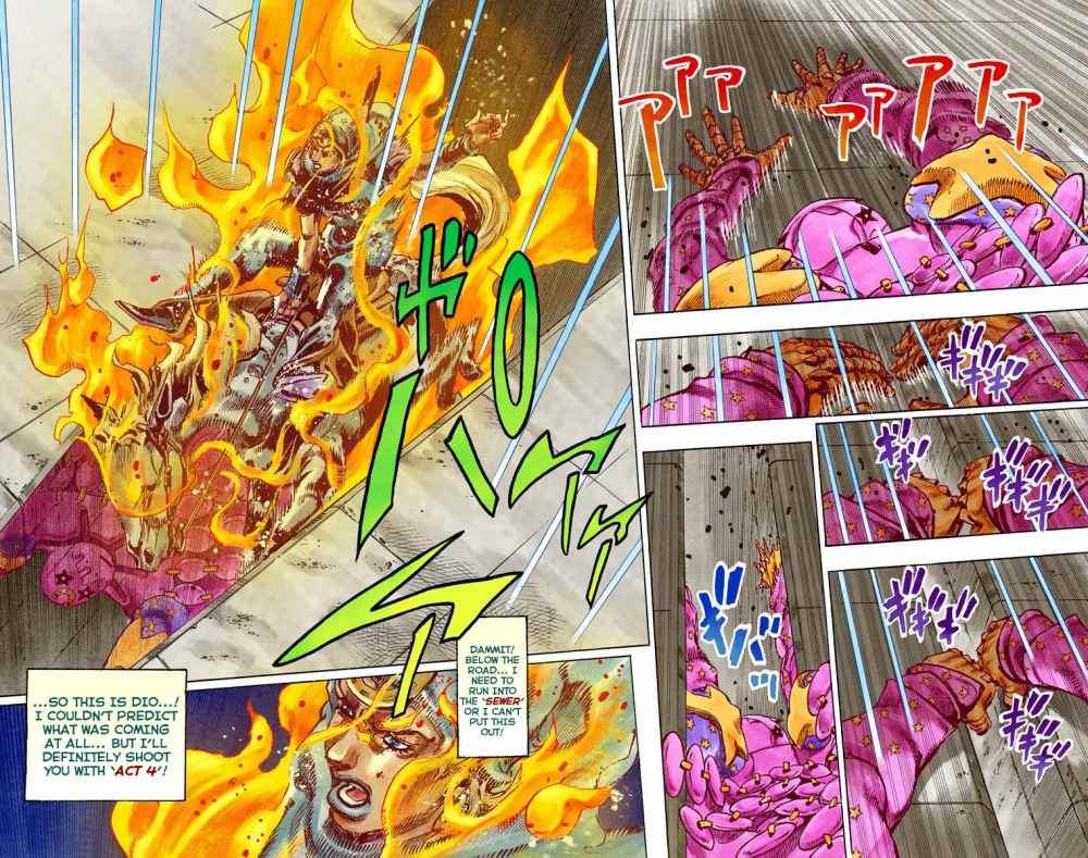 Tusk Act 4 Vs Gyro JoJo Comic Dubs 