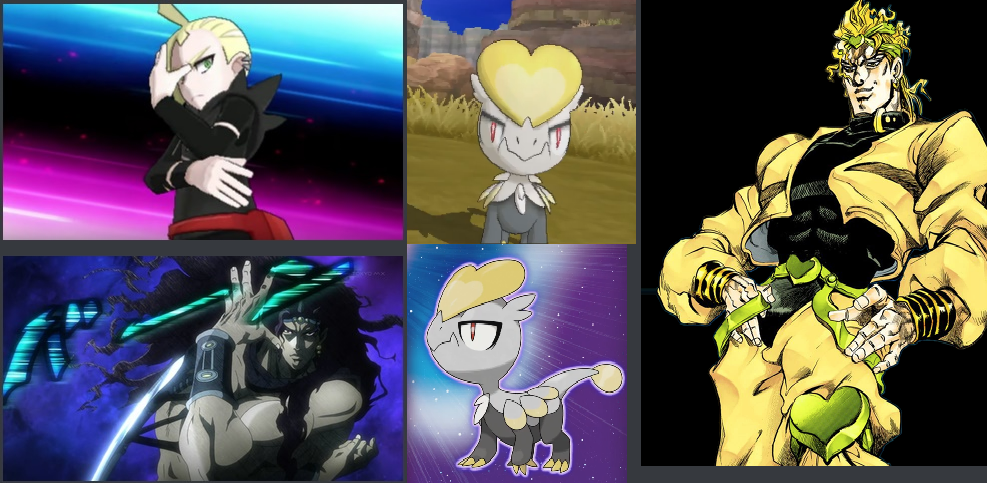 Pokémon's Jojo references