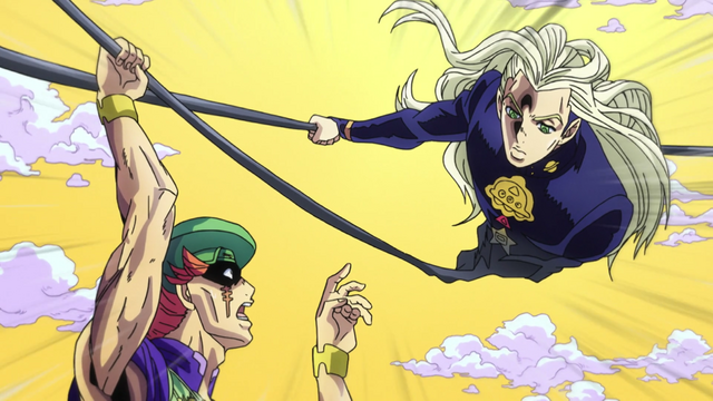 Jojo's Bizarre Adventure Powerful Josuke And Koichi GIF