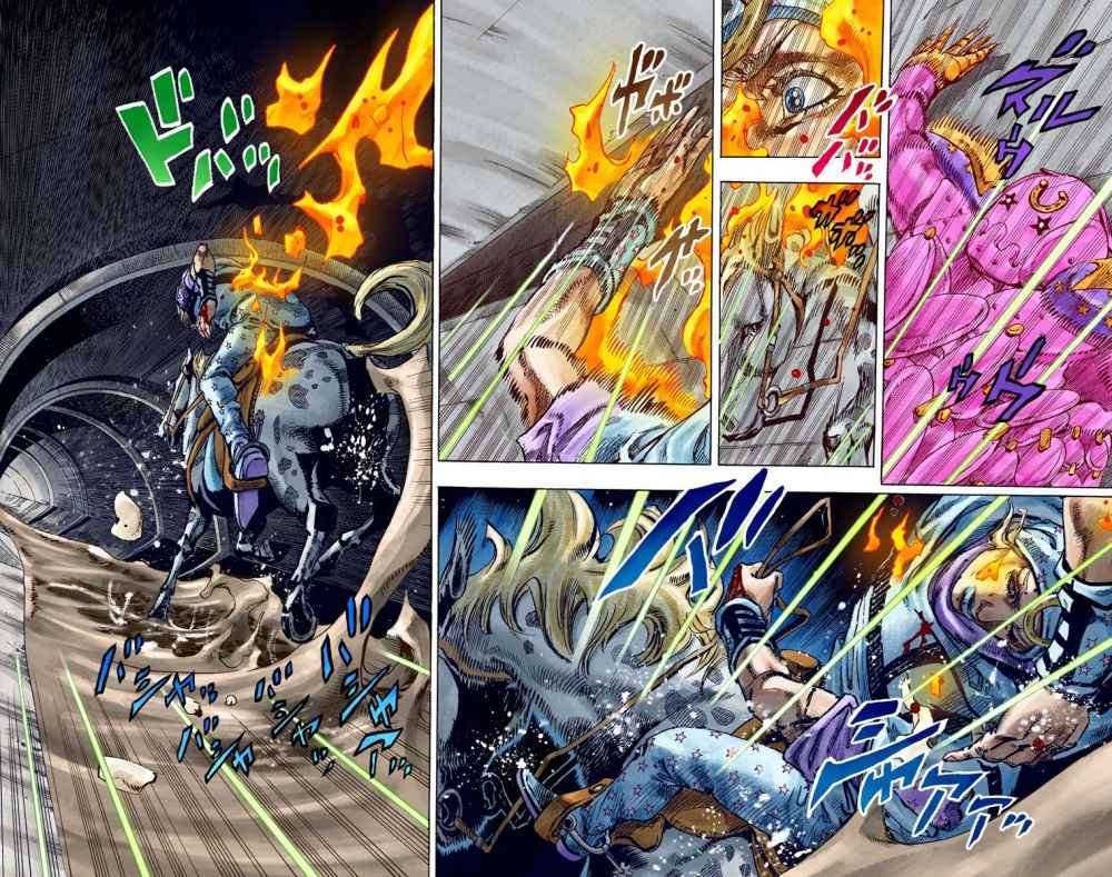 Tusk act 4 VS Star platinum