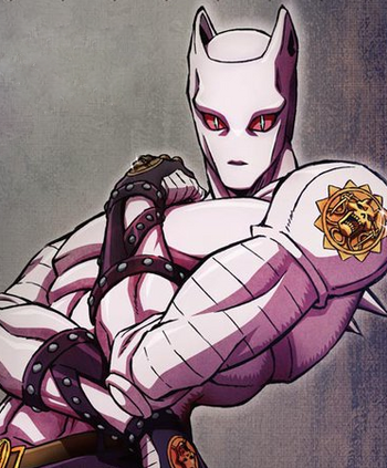 Yoshikage Kira JoJo's Bizarre Adventure Art Killer Queen, killer, purple,  superhero, fictional Character png | PNGWing