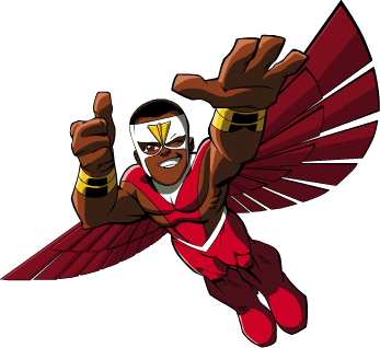 falcon super hero squad coloring pages - photo #43