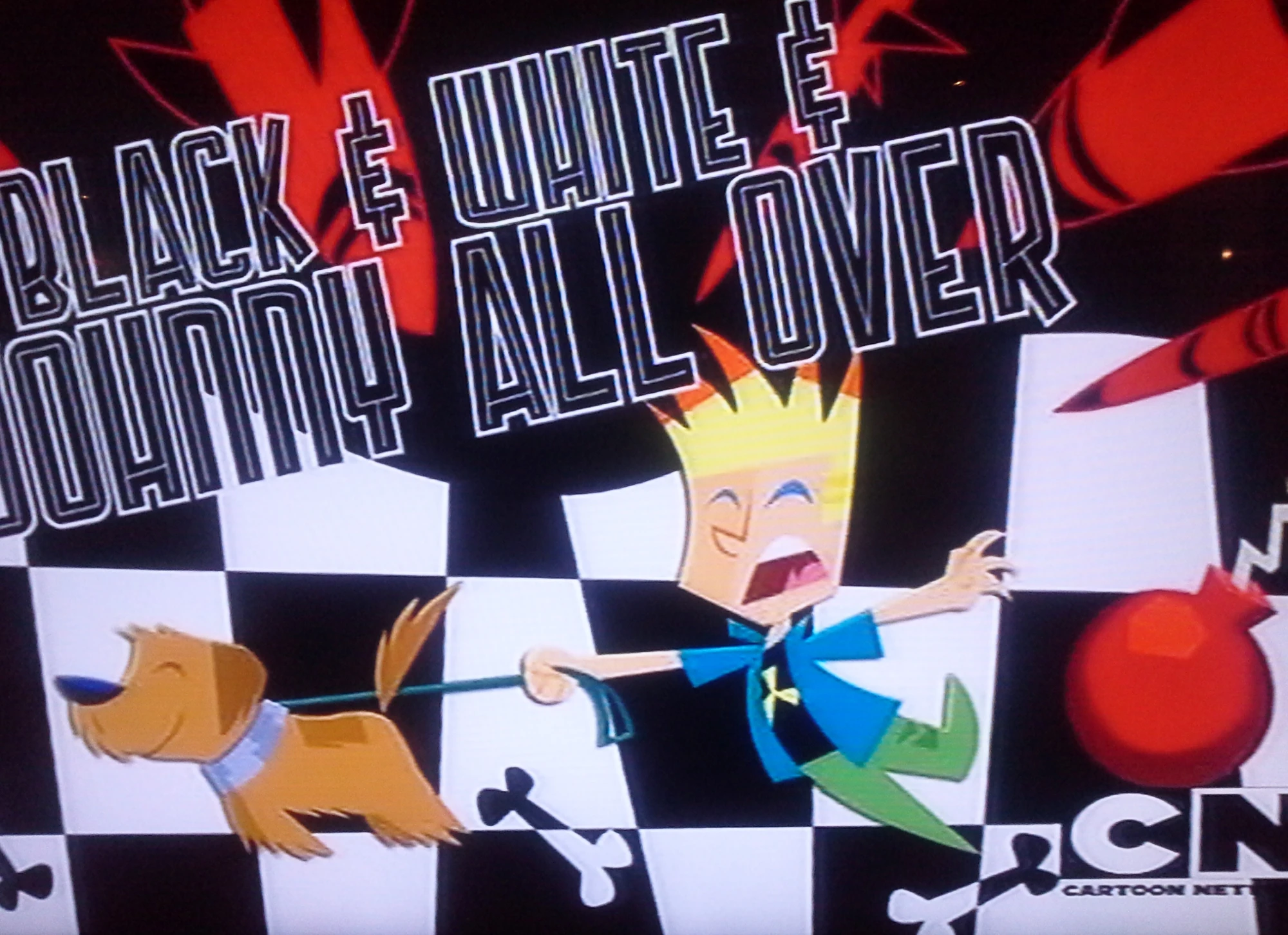 Black & White & Johnny All Over Johnny Test Wiki