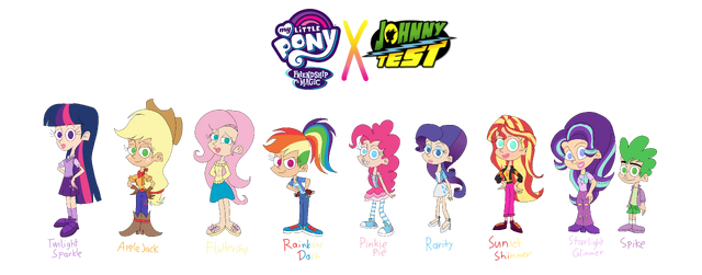 personagens de my little pony versão humano em estilo johnny test 640?cb=20191020191535
