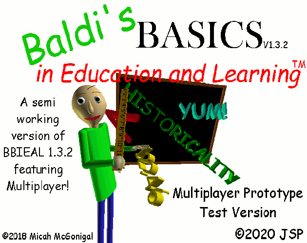 Baldi S Basics Multiplayer Prototype Johnster S Baldi Mods Wiki Fandom - roblox baldis basics multiplayer how to win as baldi