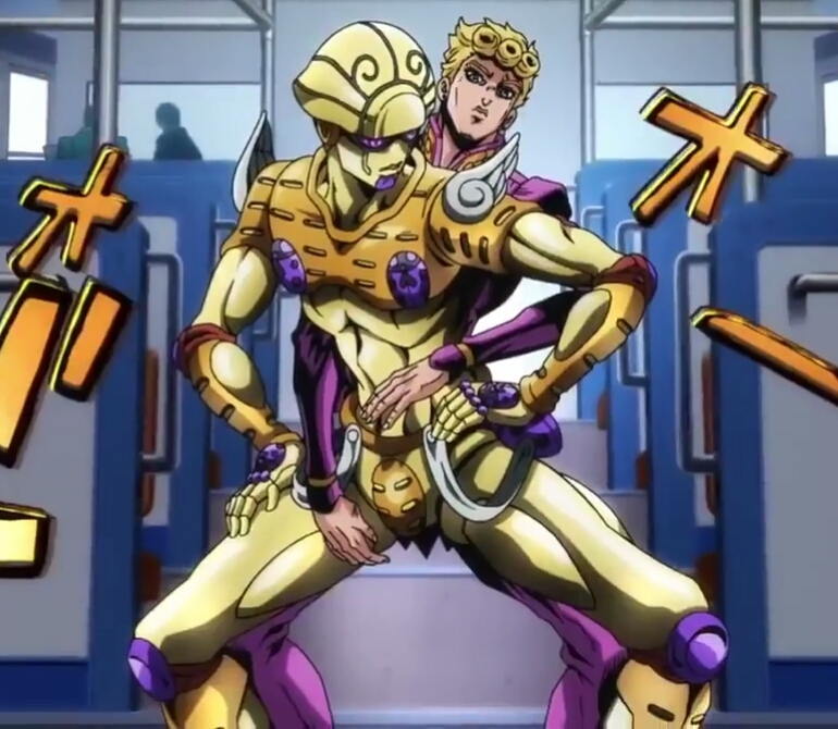 Giorno Giovanna Gold Experience Requiem Pose Vento Aureo Episode 37