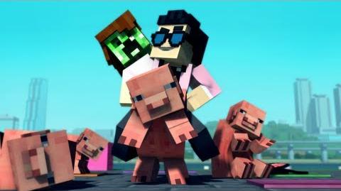 Minecraft Style - A Parody of PSY's Gangnam Style (Music Video)