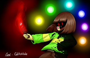 Frisk & Chara vs Sans (Battle), Glitchtale Wiki