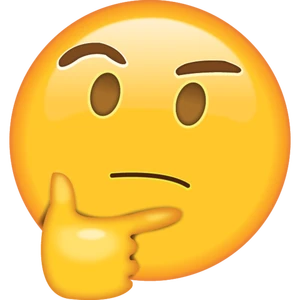 Thinking Face Emoji large