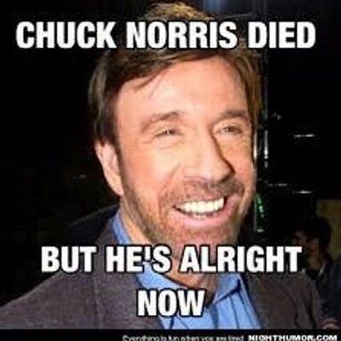 Chuck dies but he is alright