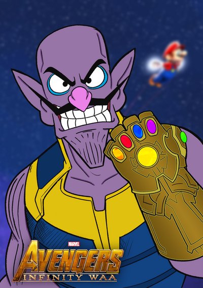 Infinity Gauntlet Waluigi