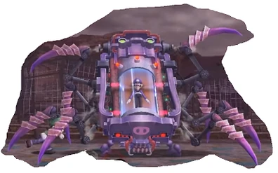 Spider mech waluigi