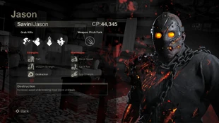 Savini jason stat page