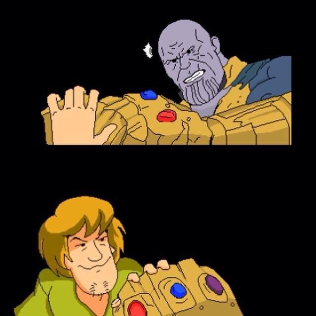 Shaggy Rogers The True Profile Joke Battles Wikia - thanos goku in roblox make a meme