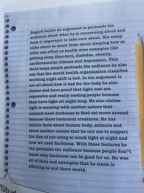 good examples for sat essay