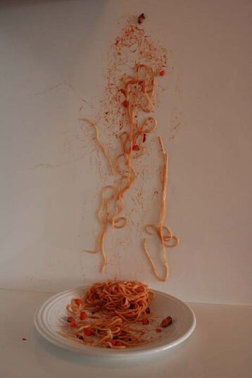 Spaghetti on the wall