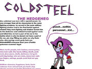 Edgy Coldsteel The Hedgeheg