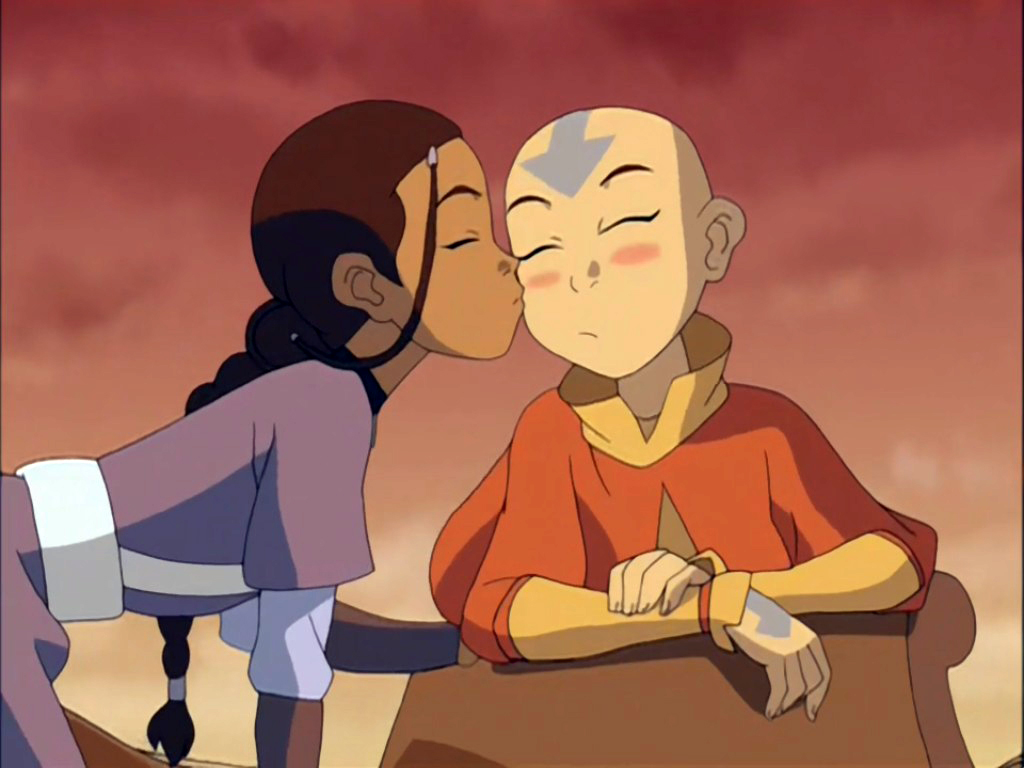 Image - Katara Aang - kiss.jpg | Jonovanpedia Wiki | FANDOM powered by