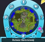 Bulwar Baronowej na mapie