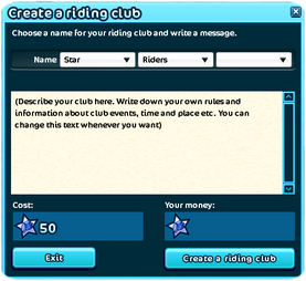 Create-a-riding-club