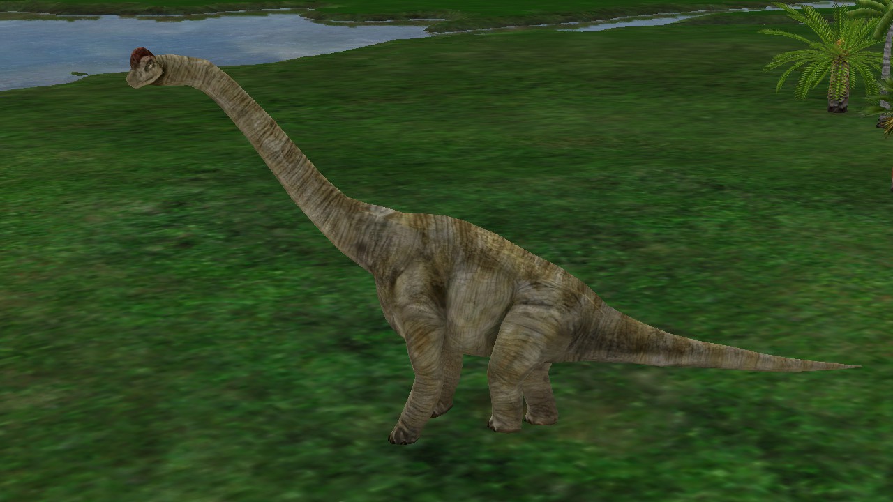 jurassic park operation genesis brachiosaurus