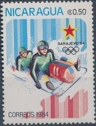 Nicaragua 1984 Winter Olympics Sarajevo 84 Jpp Stamps Wiki